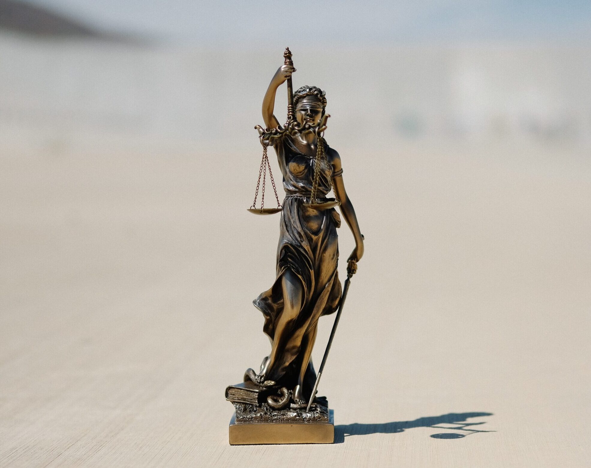 Lady justice to the rescue!